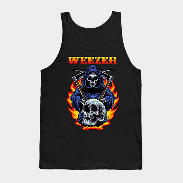 RIVERS CUOMO WILSON BAND Tank Top by growing.std